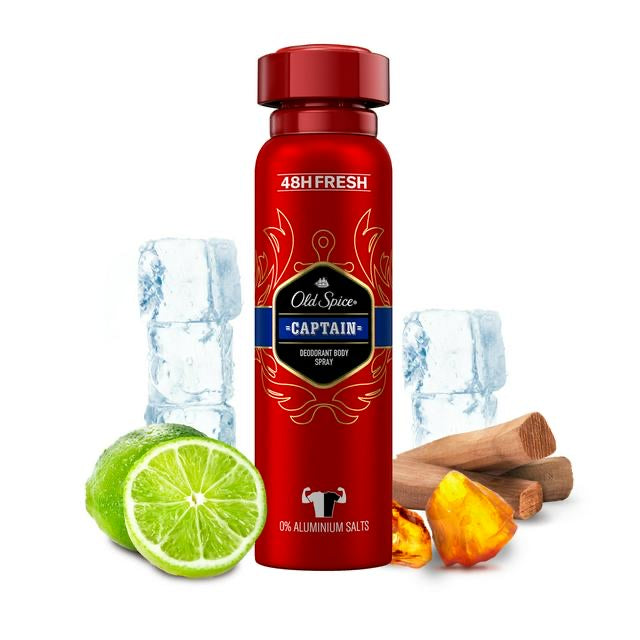 Old Spice Captain Deodorant Body Spray For Men 150 Ml