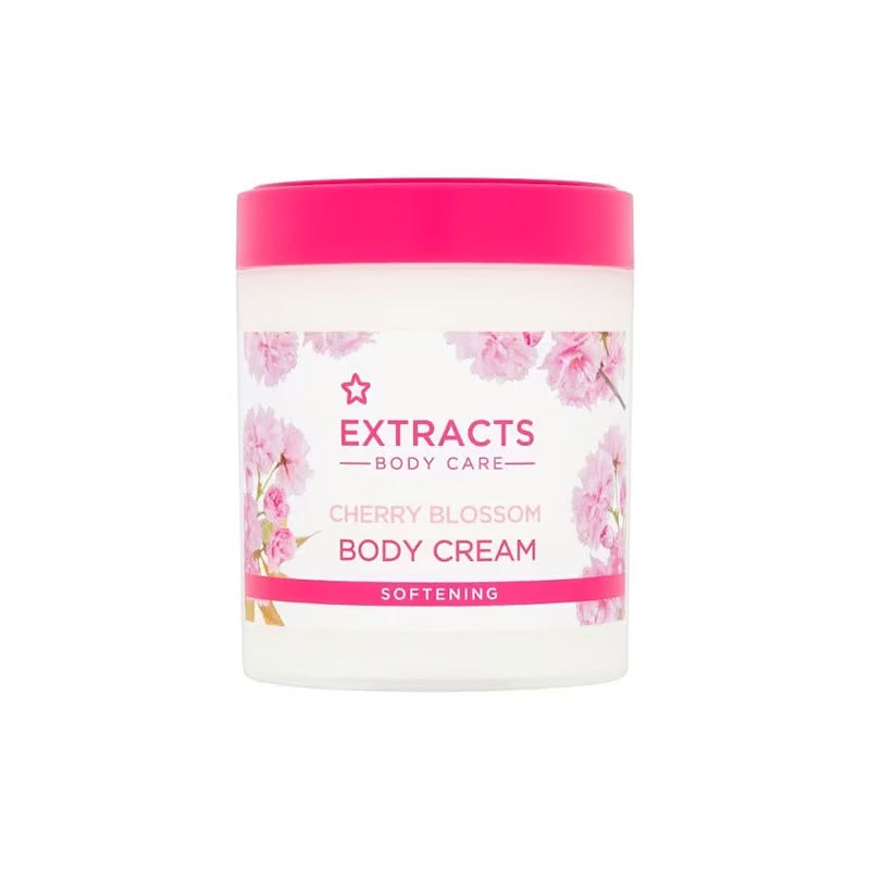 Superdrug Extracts Cherry Blossom Body Cream 475ml