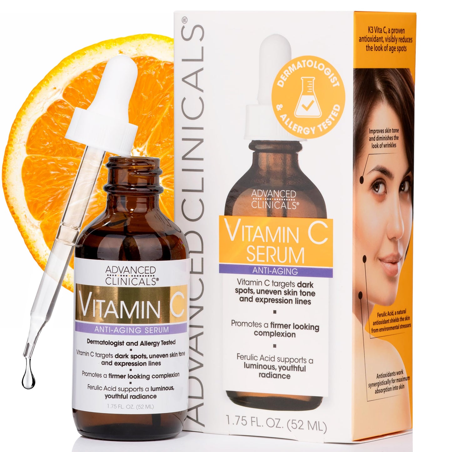 Advanced Clinicals Vitamin C Brightening Serum 52ml