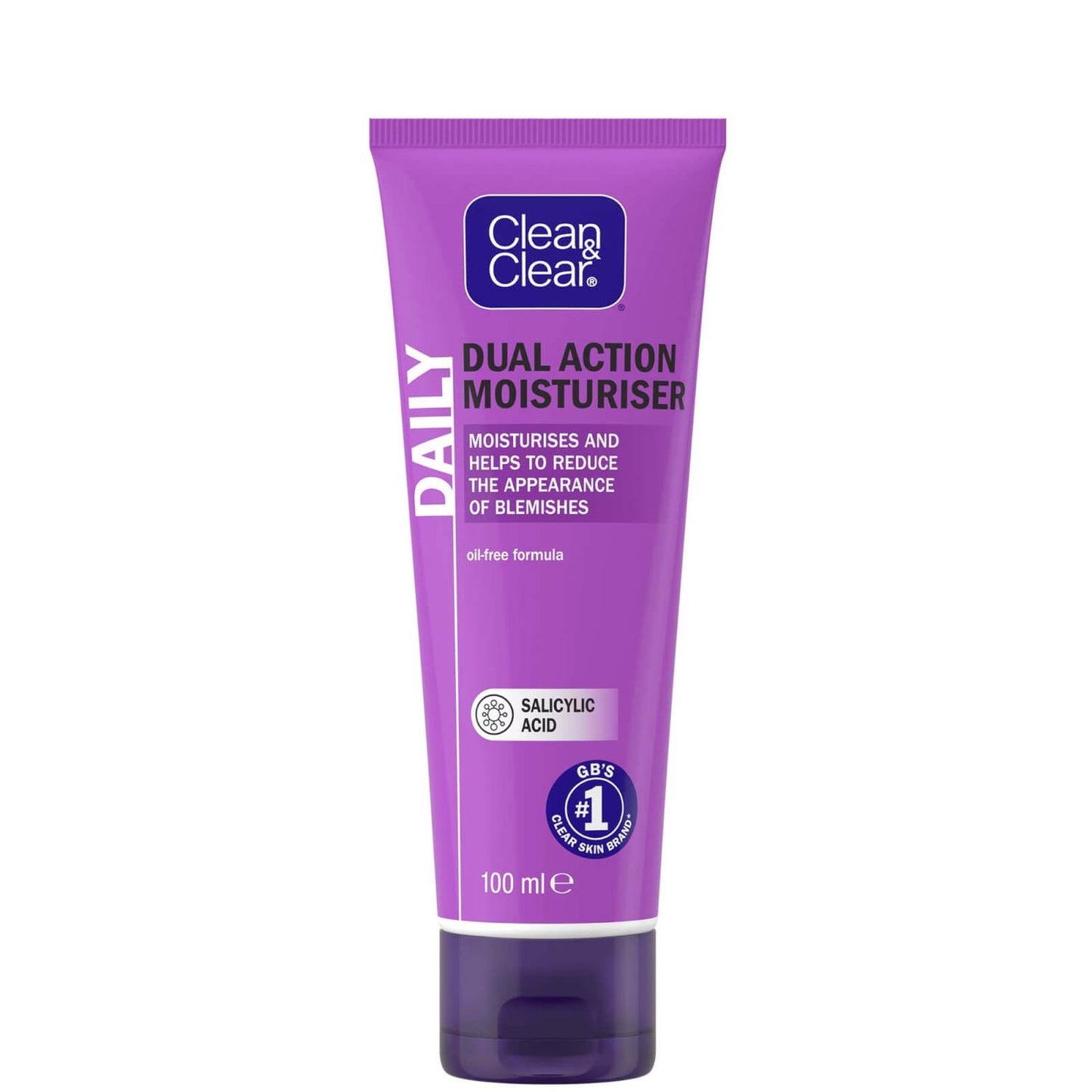 Clean & Clear Dual Action Oil-Free Moisturiser 100ml