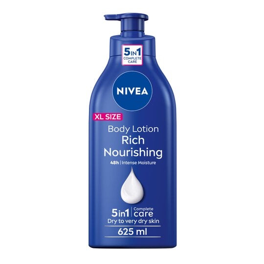 NIVEA Rich Nourishing Body Lotion for Dry Skin 625ml
