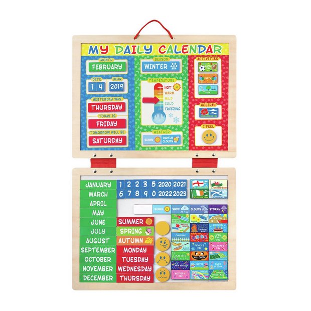 Melissa & Doug My First Daily Magnetic Calendar