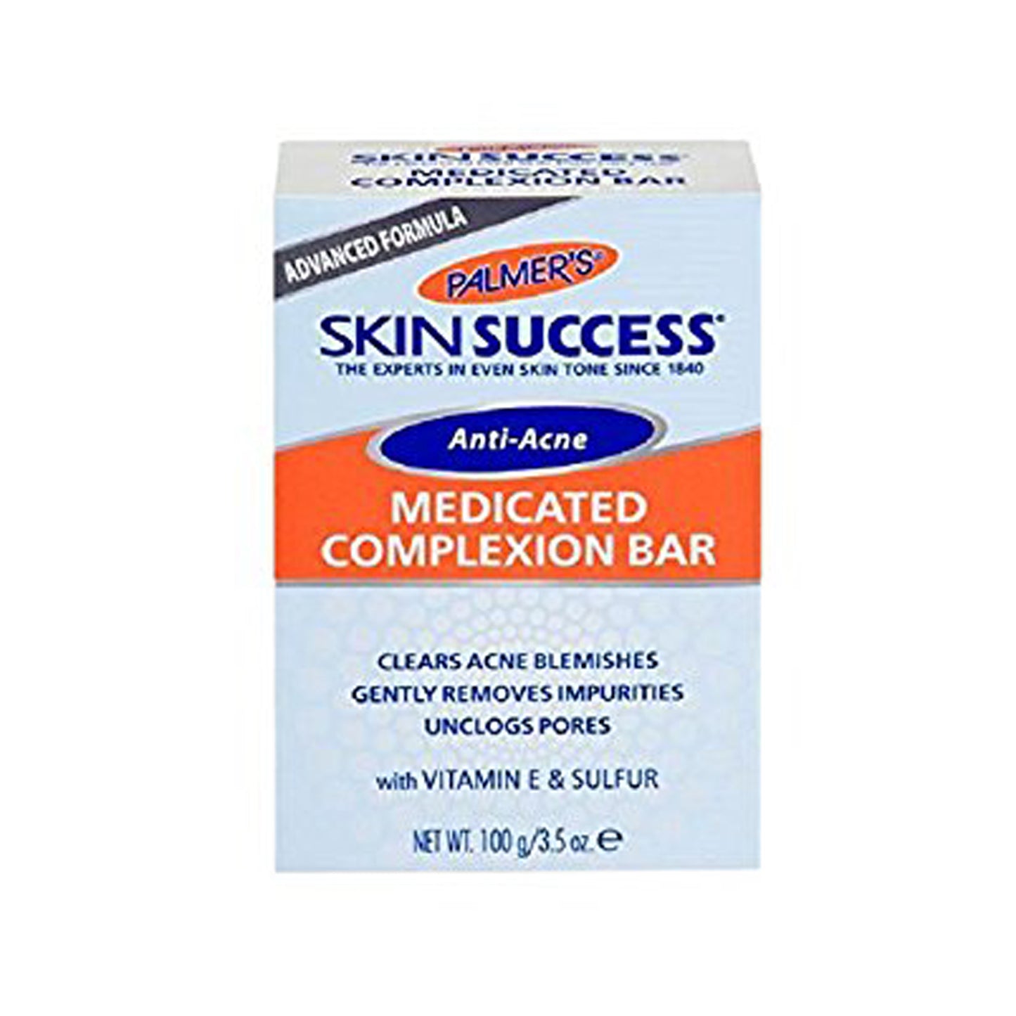 Skin Success Anti-Acne Medicated Complexion Bar Soap 100g