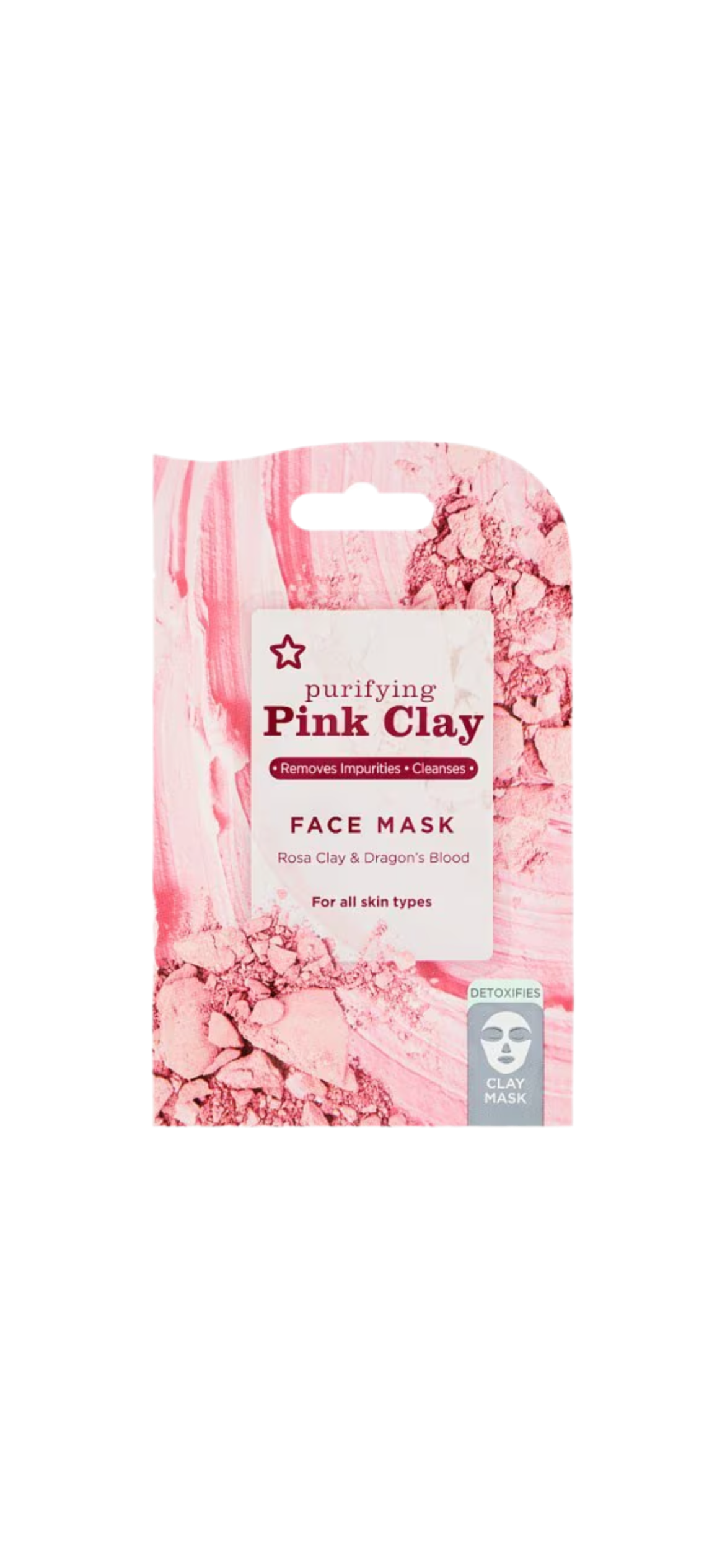 Superdrug Pink Clay Face Mask 15ml