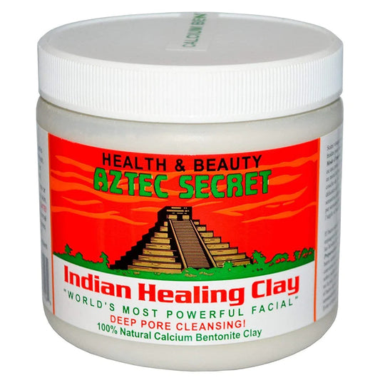 AZTEC SECRET Indian Healing Clay Deep Pore Cleansing 100% Natural Volcano Calcium Bentonite Clay 1Lb (454g)