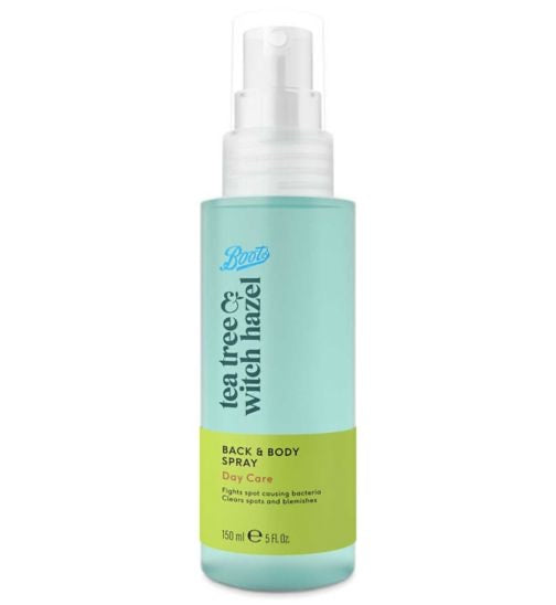 Boots Tea Tree & Witch Hazel Back & Body Spray 150ml