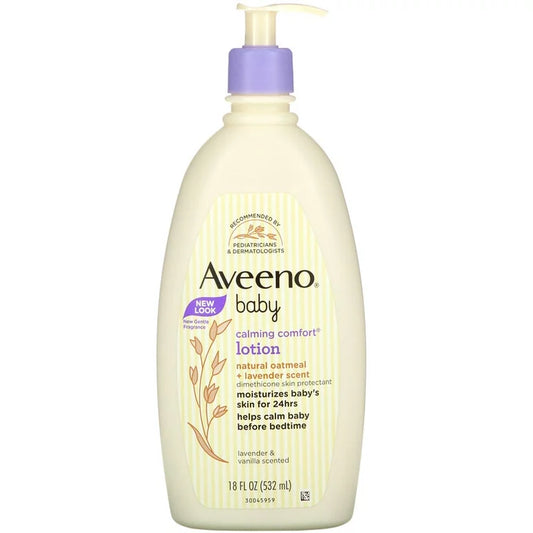 AVEENO BABY Calming Comfort Moisturizing Lotion with Natural Oatmeal + Lavender Scent 532ml