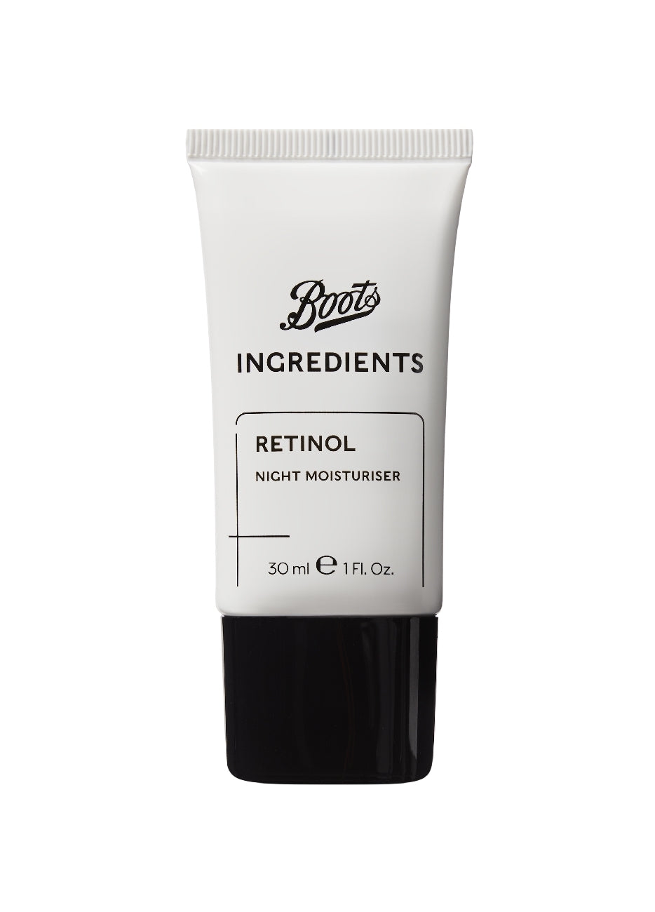 Boots Ingredients Retinol Night Moisturiser 30ml