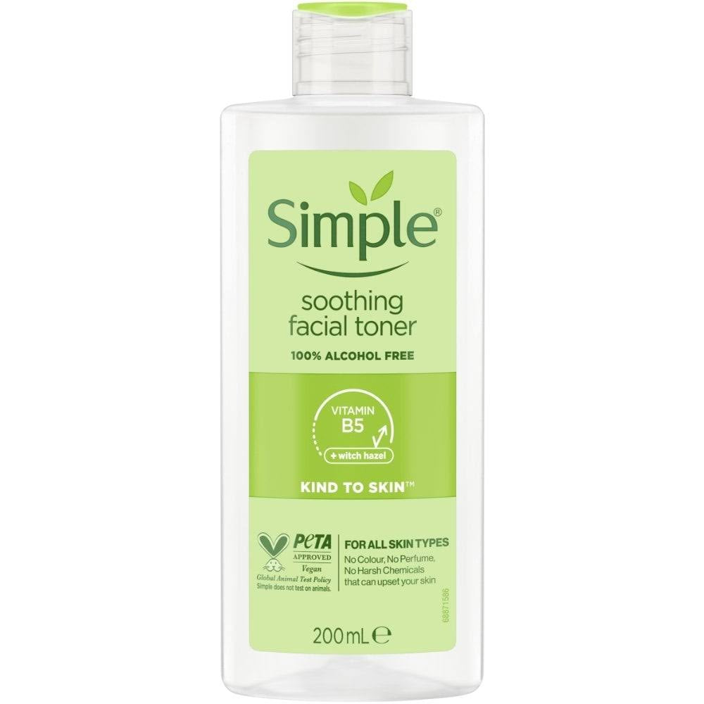 Simple Kind to Skin Alcohol Free Soothing Facial Toner 200ml