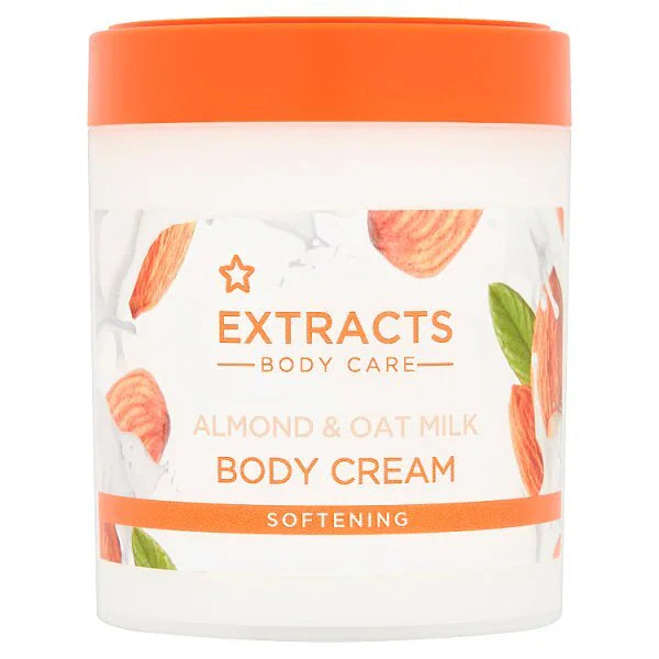Superdrug Extracts Almond & Oat Milk Body Cream 475ml