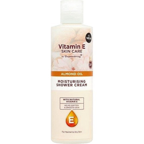 Vitamin E & Almond Shower Cream/Body Wash 250ML