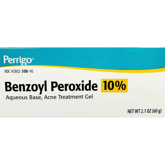 Perrigo 10% Benzoyl Peroxide Acne Treatment Gel 60g