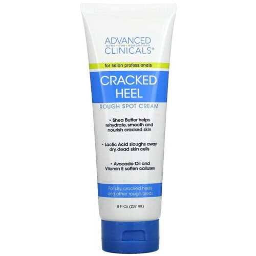 Advanced Clinicals Cracked Heel Foot Cream 8 Fl Oz