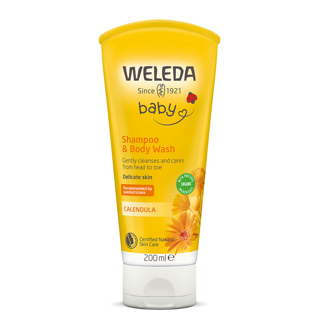 Weleda Calendula Shampoo & Body Wash 200ml