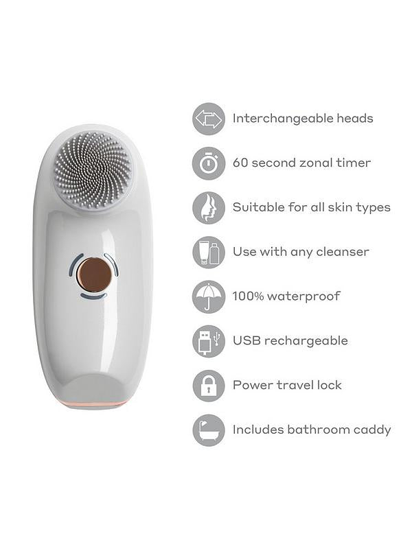 MAGNITONE BareFaced3 Vibra-Sonic Cleanse and Massage Brush