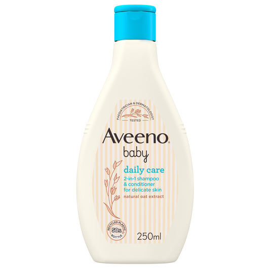 AVEENO Baby Daily Care 2-in-1 Shampoo & Conditioner, 250ml