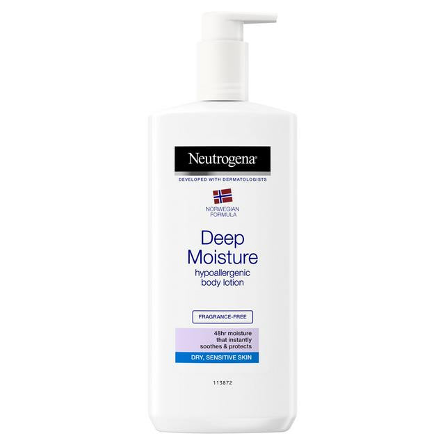 Neutrogena Norwegian Formula Deep Moisture Hypoallergenic Body Lotion Dry Skin 400ml