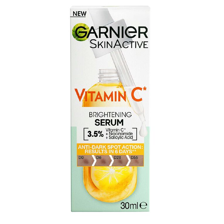 Garnier 3.5% Vitamin C, Niacinamide, Salicylic Acid, Brightening and Anti Dark Spot Serum 30ml