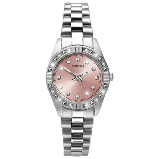 Sekonda Ladies Silver Stainless Steel Bracelet Watch