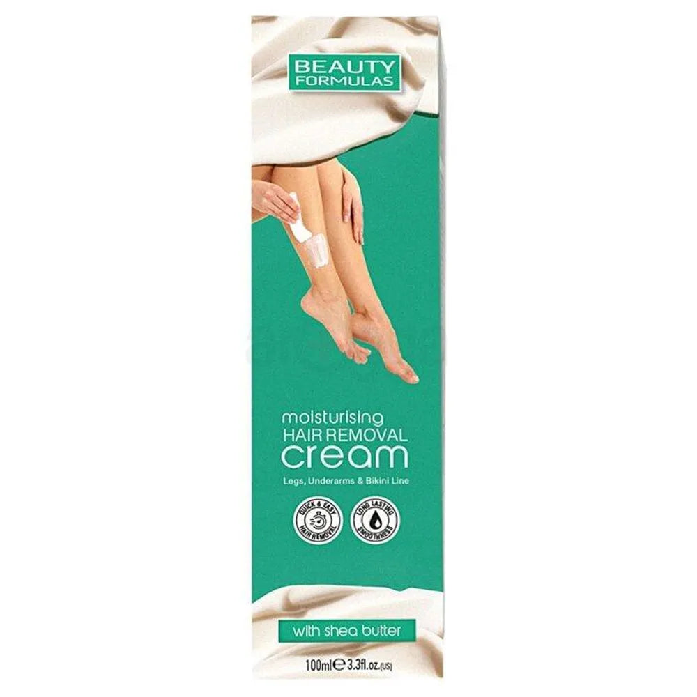 Beauty Formulas Moisturising Hair Removal Cream with Shea Butter 100ml