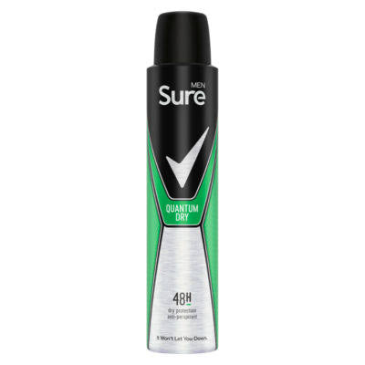 Sure Men Quantum Dry Anti-Perspirant Aerosol 250ml