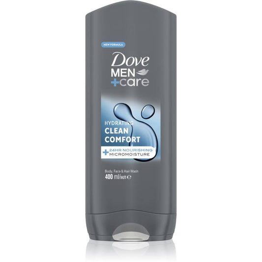Dove Men+Care Clean Comfort Body & Face Wash 400ml
