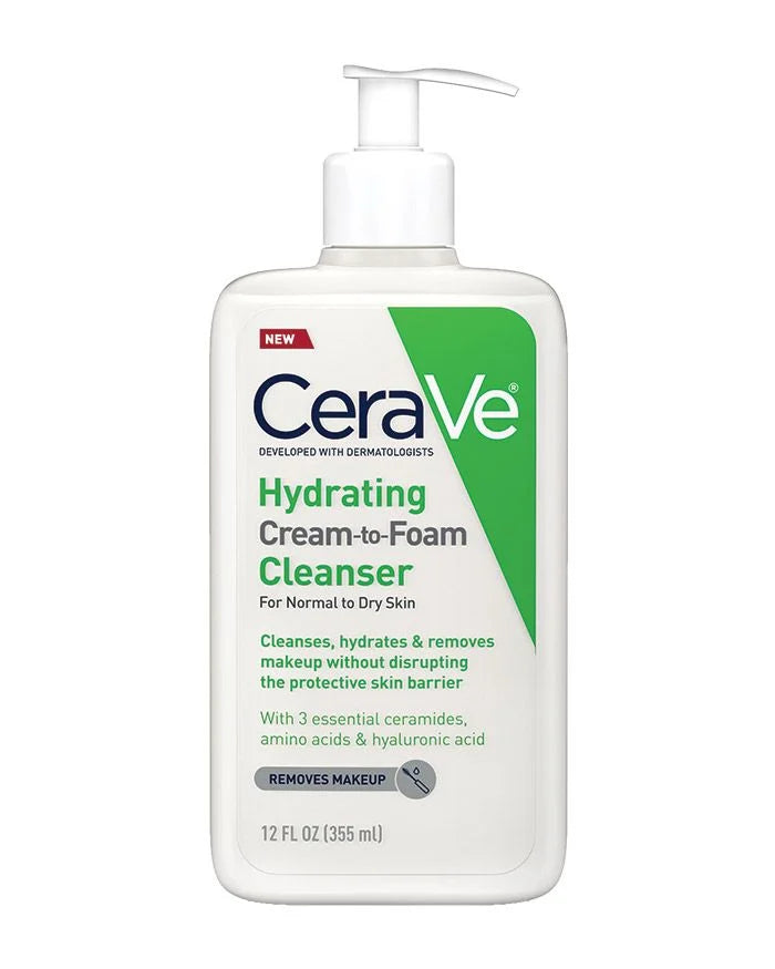 CeraVe Hydrating Cream-to-Foam Cleanser 236ml
