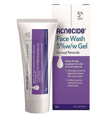 Acnecide Face Wash 5% w/w Gel 50g