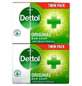 Dettol Antibacterial Moisturising Bar Soap 100g x2