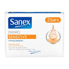 Sanex Sensitive Skin Bar Soap 90g x2