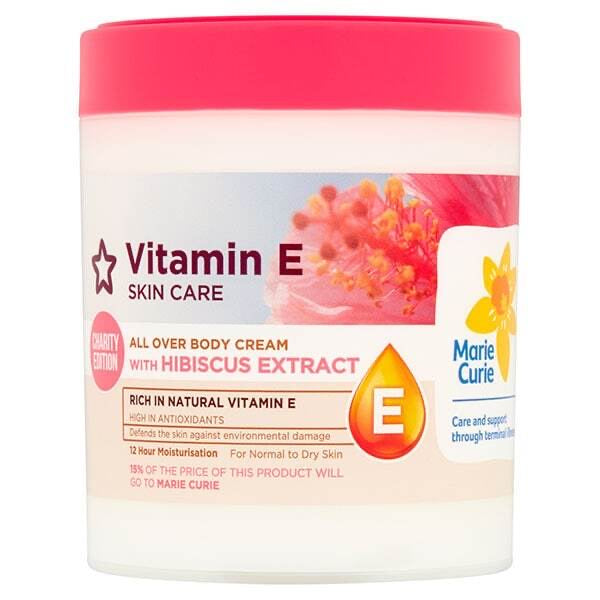 Vitamin E all over body cream with hibiscus extract 465ml