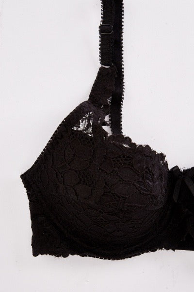lace padded cup bra