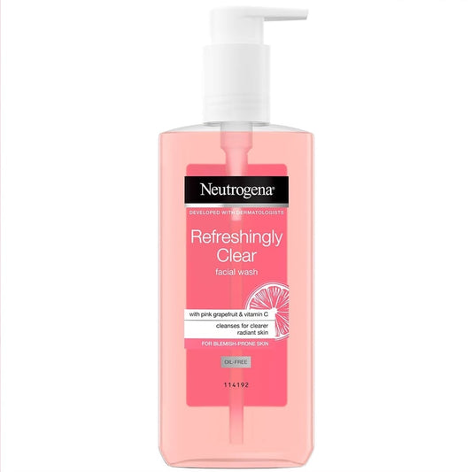 Neutrogena Refreshingly Clear Facial Wash With Pink Grapefruit & Vitamin C, 200ml