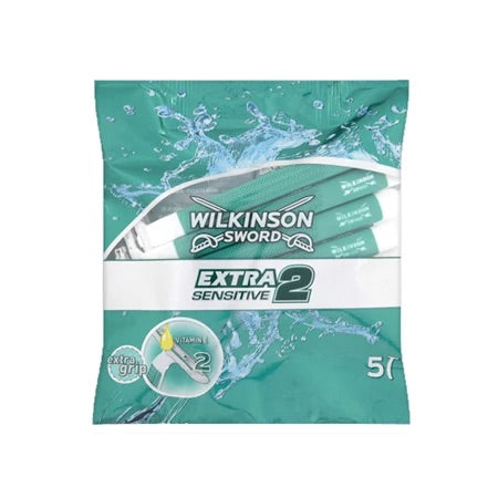 Wilkinson Sword Extra 2 Sensitive Disposable Mens's Razor 5's