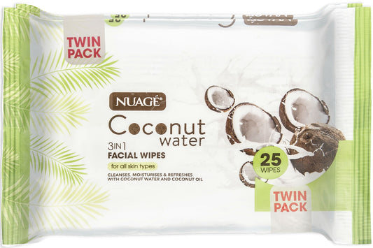 Nuage Coconut water 3 in 1 Facial Wipes