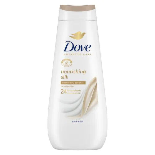 Dove Nourishing Silk Advanced Care Body Wash Shower Gel 400ml