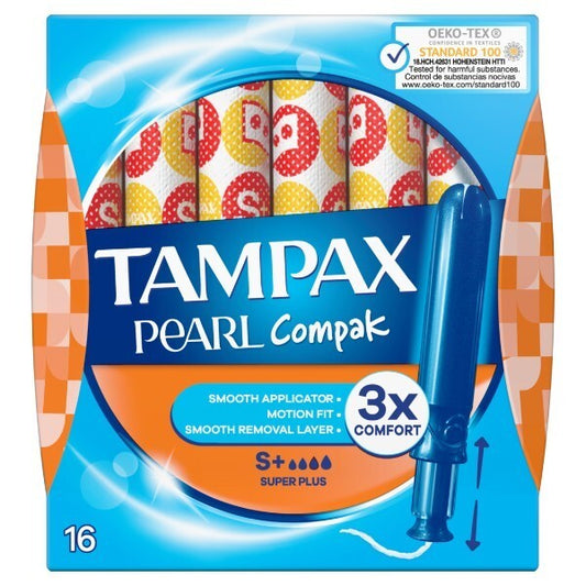 Tampax Compak Pearl Super Plus 16pk