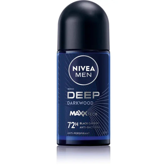 NIVEA MEN DEEP BLACK CARBON ROLL ON 50ml