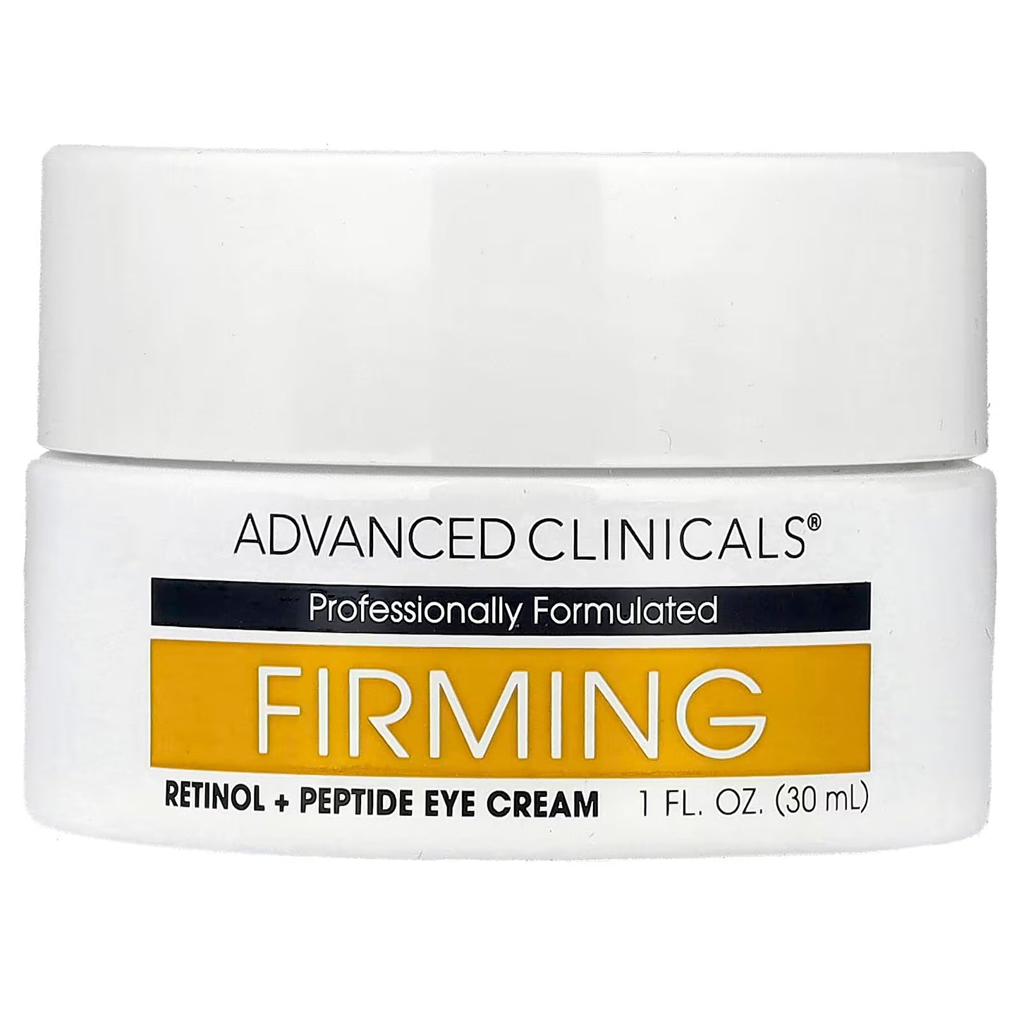 Advanced Clinicals Firming Retinol + Peptide Eye Cream, 1 fl oz (30 ml)