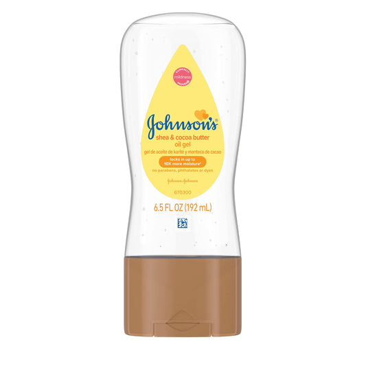 Johnson's Baby Oil Gel Enriched With Shea and Cocoa Butter 192ml