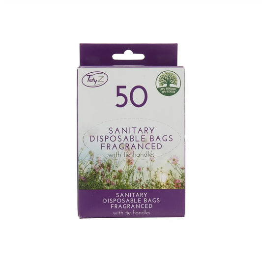 Tidyz Sanitary Disposable Bags Fragranced 50's