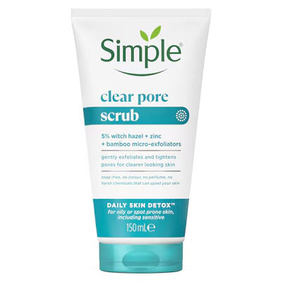 Simple Clear Pore Facial Scrub 150ml