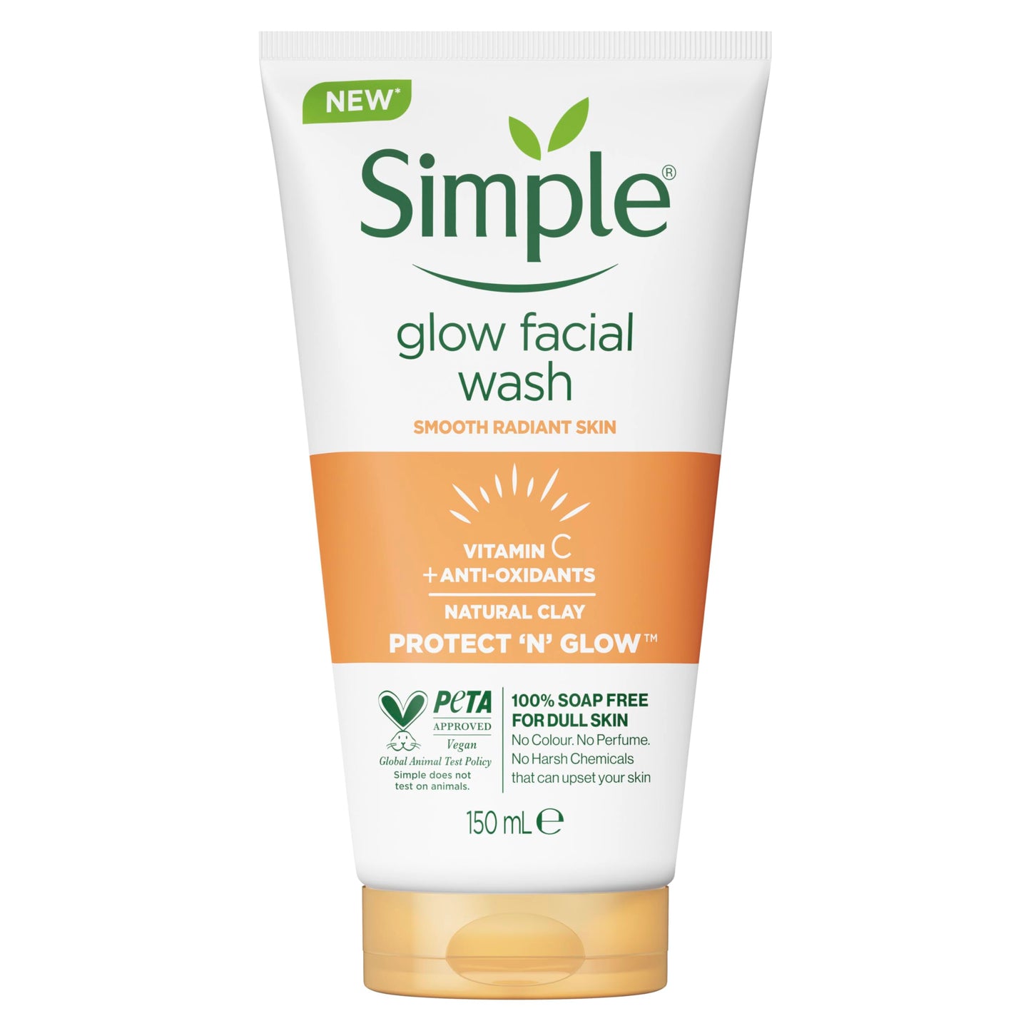 Simple Protect 'N' Glow Facial Wash 150ml