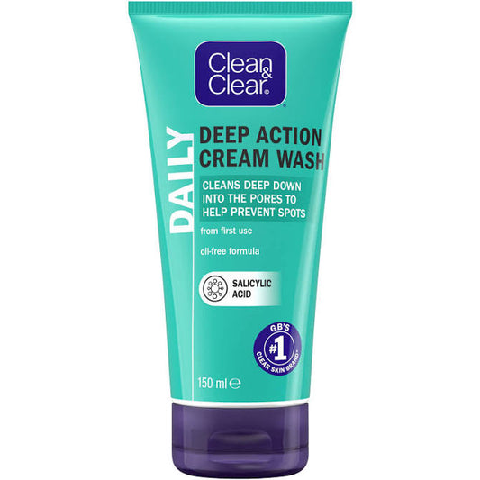 Clean & Clear Deep Action Cream Wash 150ml