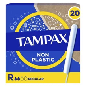 Tampax Regular Tampons Applicator Cardboard 20X