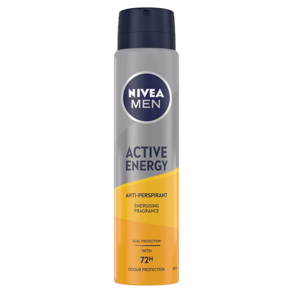 NIVEA MEN Active Energy Anti-Perspirant Deodorant Spray 250ml
