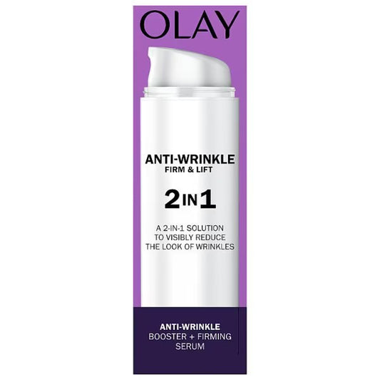 Olay Anti-Wrinkle Firm And Lift 2In1 Day Cream And Firming Serum 50ml