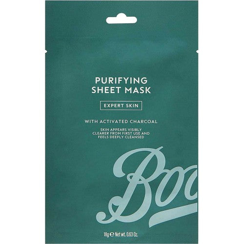 Boots Men Expert Skin Purifying Charcoal Sheet Mask