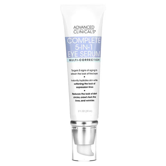 Advanced Clinicals, Complete 5-in-1 Eye Serum, 59ml