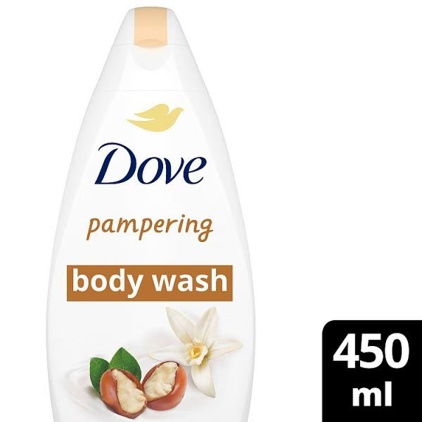 Dove Shea butter & vanilla body wash 450ml
